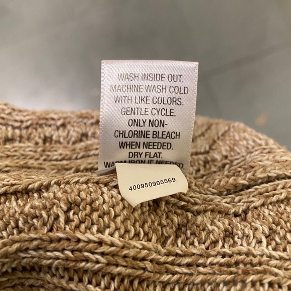 Croft & Barrow Women's Brown Cable Knit Sweater, Medium, Pre-owned - Picture 7 of 7